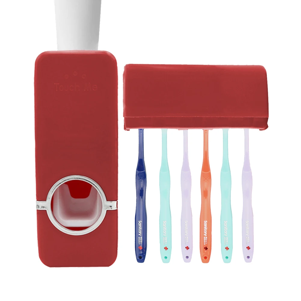 Home Improvement Automatic Toothpaste Dispenser with Five-Slot Toothbrush Holder Set Wall Mount Stand
Home Improvement Automatic Toothpaste Dispenser with Five-Slot Toothbrush Holder Set Wall Mount Stand