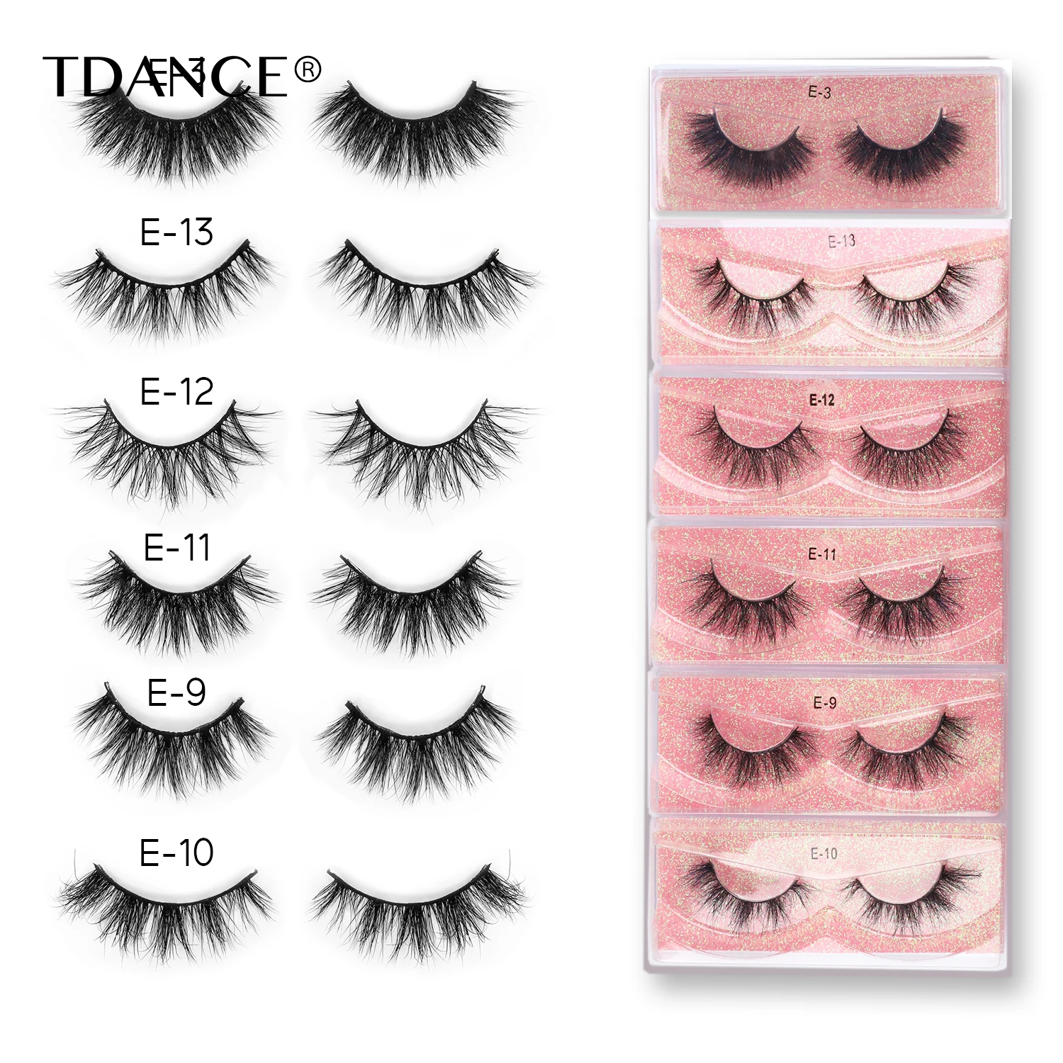 TDANCE Wholesale 16-20mm 3d Mink Lashes 100 Pair Eyelash Cruelty Free Lash Fluffy Full Strip Thick False Eyelashes Cils Makeup
TDANCE Wholesale 16-20mm 3d Mink Lashes 100 Pair Eyelash Cruelty Free Lash Fluffy Full Strip Thick False Eyelashes Cils Makeup