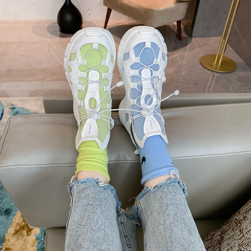 Sneakers Fashion Women's Shoes Breathable Mesh Casual Shoes Woman Trainers Lace-Up Platform Sports Shoes Women Vulcanize Shoes
Sneakers Fashion Women's Shoes Breathable Mesh Casual Shoes Woman Trainers Lace-Up Platform Sports Shoes Women Vulcanize Shoes