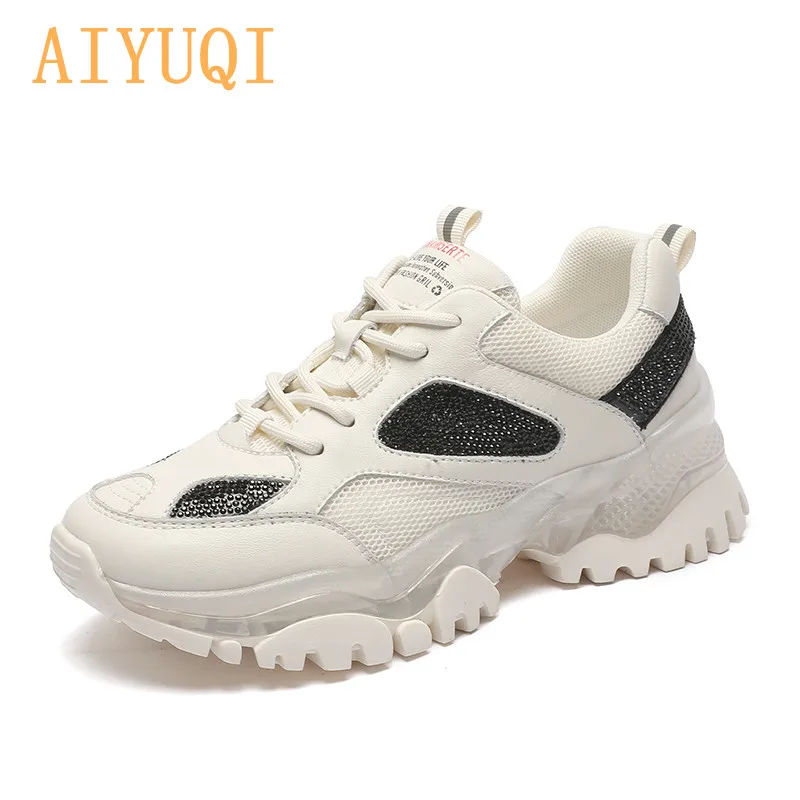 AIYUQI Sneakers Daddy Shoes Female 2021 Summer New Shiny Rhinestone Thick-soled Casual Sneakers Korean Breathable Shoes Girl
AIYUQI Sneakers Daddy Shoes Female 2021 Summer New Shiny Rhinestone Thick-soled Casual Sneakers Korean Breathable Shoes Girl