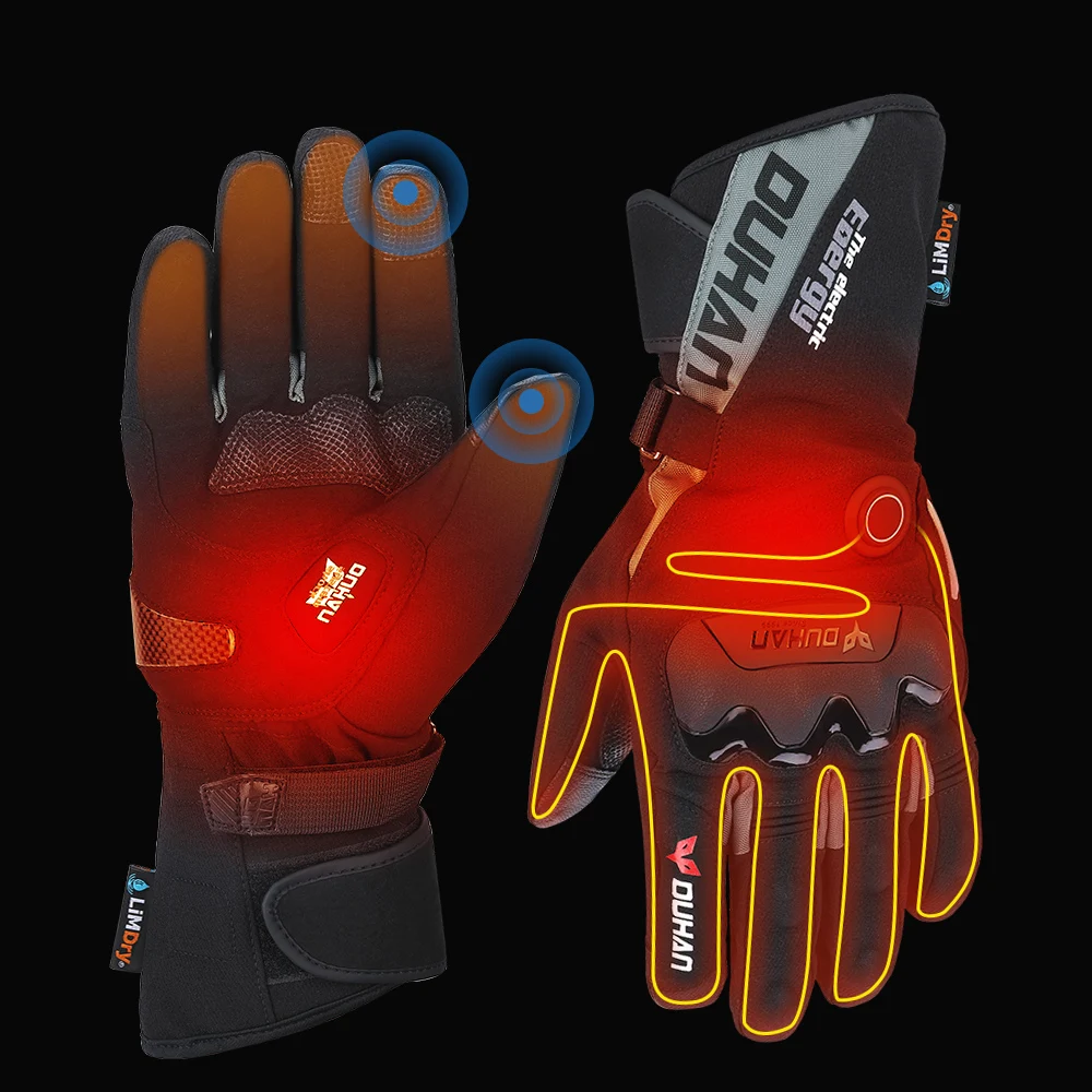 Motorcycle Heated Gloves Touch Screen Winter Warm Skiing Gloves Waterproof Rechargeable Heating Thermal Gloves For Snowmobile
Motorcycle Heated Gloves Touch Screen Winter Warm Skiing Gloves Waterproof Rechargeable Heating Thermal Gloves For Snowmobile