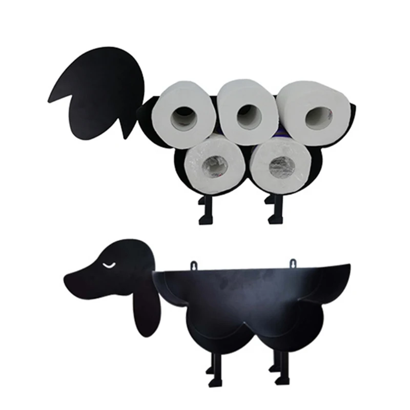 Sheep/Dog Toilet Paper Roll Holder - Metal Wall Mounted or Free Standing Bathroo M17E
Sheep/Dog Toilet Paper Roll Holder - Metal Wall Mounted or Free Standing Bathroo M17E