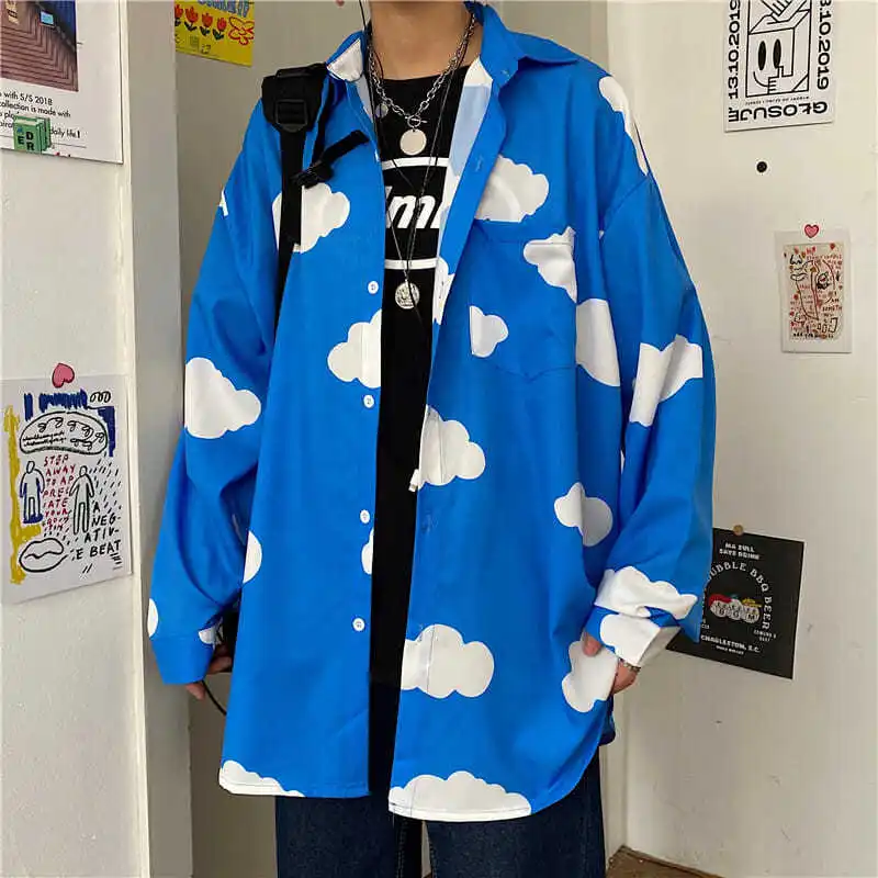 MINGLIUSILI Korean Style Shirts for Women Spring Fashion 2021 Harajuku Pring Button Up Shirt Long Sleeve Blue Loose Women Blouse
MINGLIUSILI Korean Style Shirts for Women Spring Fashion 2021 Harajuku Pring Button Up Shirt Long Sleeve Blue Loose Women Blouse