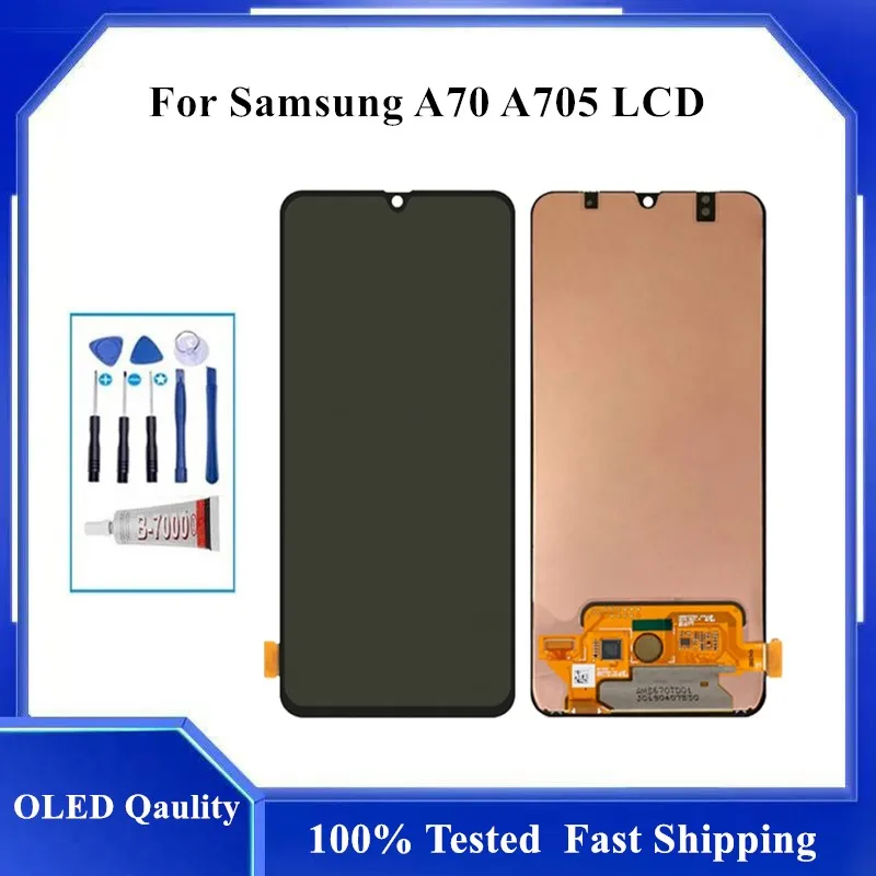 100% протестированный супер OLED ЖК-дисплей для SAMSUNG Galaxy A70 LCD A705 A705F, дисплей для телефона, сенсорный экран, дигитайзер в сборе
100% протестированный супер OLED ЖК-дисплей для SAMSUNG Galaxy A70 LCD A705 A705F, дисплей для телефона, сенсорный экран, дигитайзер в сборе