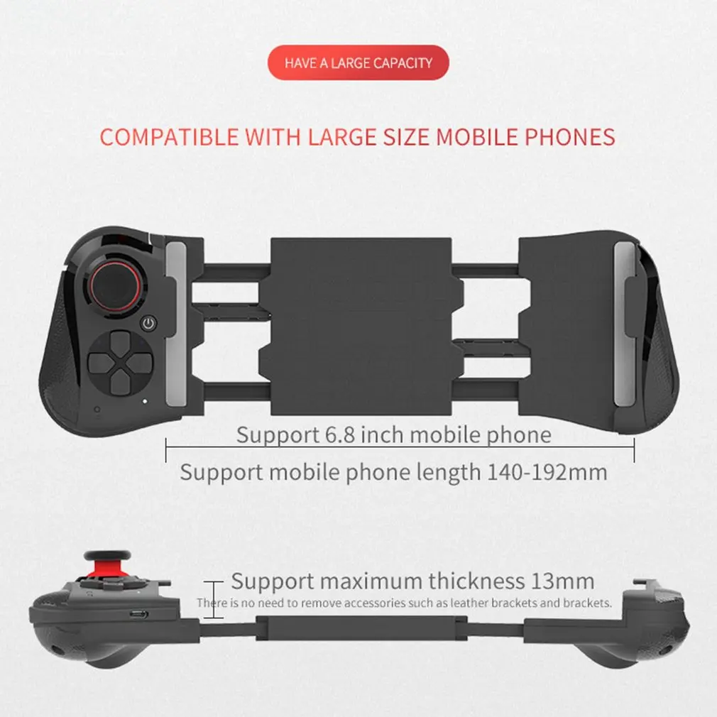 Mocute 058 Wireless Game Pad Bluetooth Android Joystick VR Telescopic Controller Gaming Gamepad PUBG Mobile Joypad for Iphone
Mocute 058 Wireless Game Pad Bluetooth Android Joystick VR Telescopic Controller Gaming Gamepad PUBG Mobile Joypad for Iphone