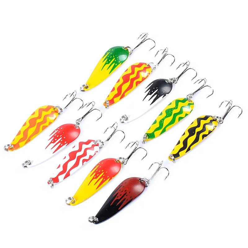 10pcs/lot Rainbow 4.2cm 5.7g Fishing Spoon Lure Swim Bait Isca Artificial Trout Lure Pesca Fishing Tackle Leurre Truite Spoons
10pcs/lot Rainbow 4.2cm 5.7g Fishing Spoon Lure Swim Bait Isca Artificial Trout Lure Pesca Fishing Tackle Leurre Truite Spoons