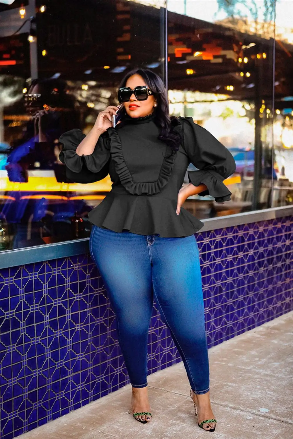 Plus Size Women Ruffled Lace Tops Spring Autumn Elegant Long Sleeve Female Top Party Wear Ladies Casual Elegant Blouse
Plus Size Women Ruffled Lace Tops Spring Autumn Elegant Long Sleeve Female Top Party Wear Ladies Casual Elegant Blouse