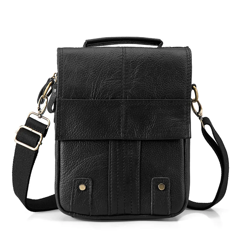 Genuine Leather Men Top-handle Handbag Cowhide Men's Crossbody Shoulder Bag Double Layer Zipper Main Pack
Genuine Leather Men Top-handle Handbag Cowhide Men's Crossbody Shoulder Bag Double Layer Zipper Main Pack