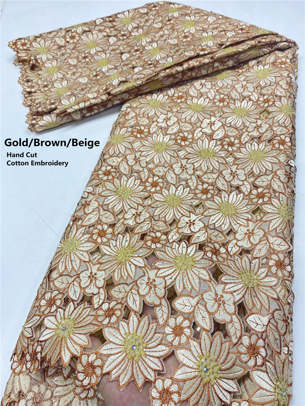 NI.AI 2021 с вырезами отверстиями бисером ручной работы органза кружево африканская