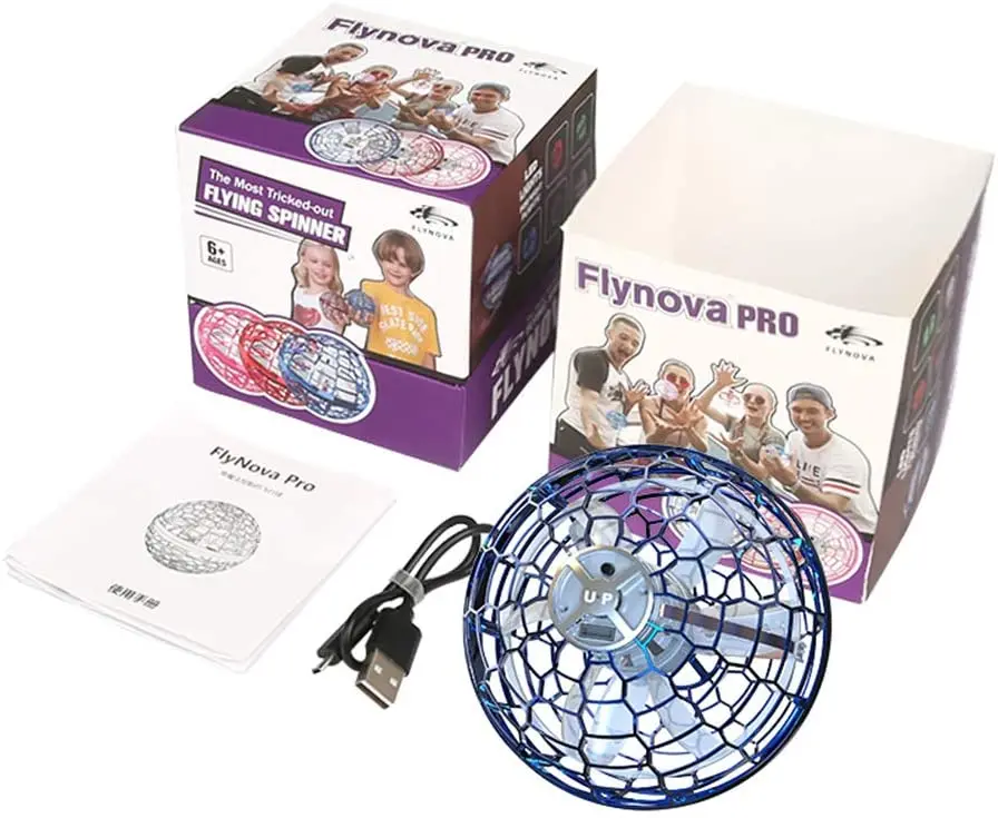 Flynova Pro Flying Toys, Hand Operated Drones for Kids with Infrared Induction RC Magic Controller Indoor Helicopter Ball UFO wi
Flynova Pro Flying Toys, Hand Operated Drones for Kids with Infrared Induction RC Magic Controller Indoor Helicopter Ball UFO wi