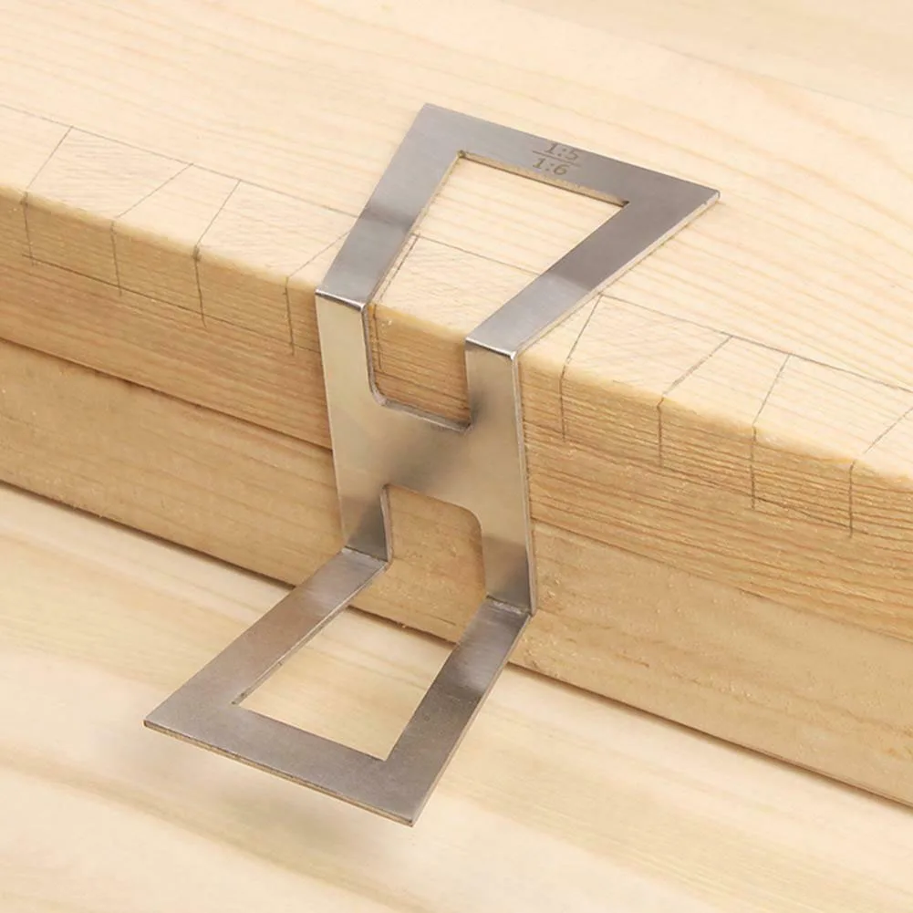 Universal Industrial Dovetail Mortise Gauge Carpentry Stainless Steel Z Shape Scribe Line DIY Planer Woodworking Marking Spacing
Universal Industrial Dovetail Mortise Gauge Carpentry Stainless Steel Z Shape Scribe Line DIY Planer Woodworking Marking Spacing