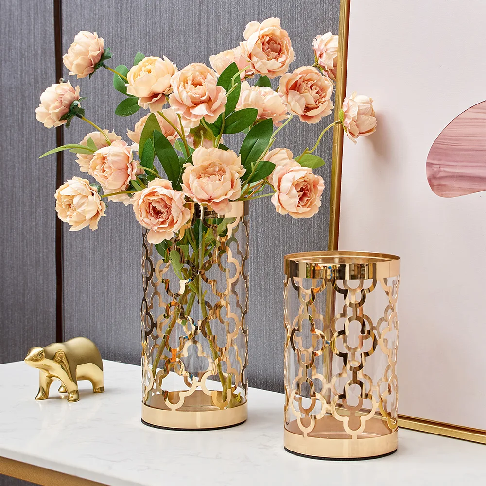 Golden Glass Flower Vases Nordic Style Home Decoration Living Room Center Table Decoration Terrarium Flower Pot Accessories Gift
Golden Glass Flower Vases Nordic Style Home Decoration Living Room Center Table Decoration Terrarium Flower Pot Accessories Gift