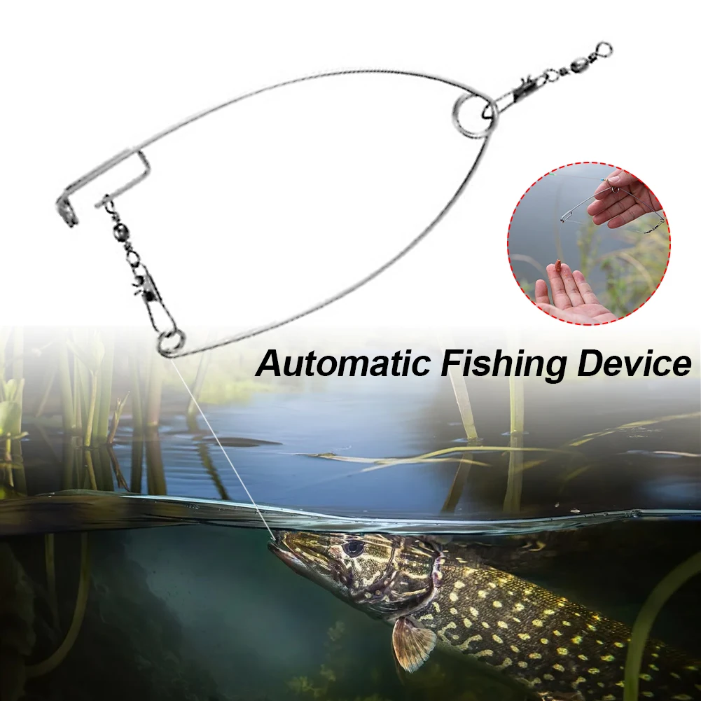 Stainless SteelAutomatic Fishing Hook Trigger Auto Fishing Device Adjustable Spring-Loaded Ejection Hook Fishing Accessories
Stainless SteelAutomatic Fishing Hook Trigger Auto Fishing Device Adjustable Spring-Loaded Ejection Hook Fishing Accessories