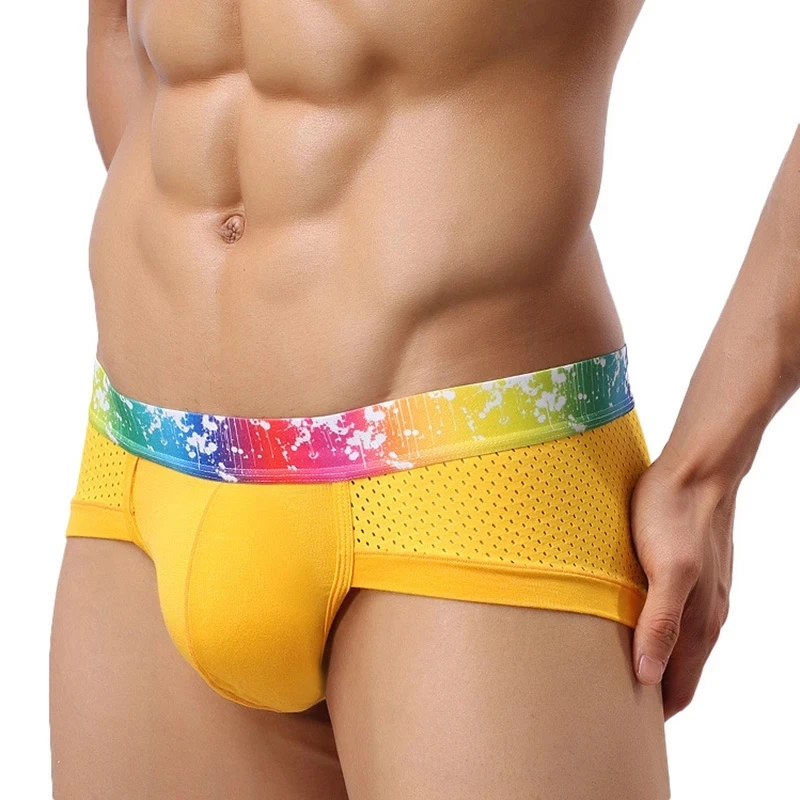 Rainbow Belt Paint Male Underwear Sexy Men Briefs Underpants Breathable Men Panties Cueca Calzoncillos Hombre Slip Ropa Interior
Rainbow Belt Paint Male Underwear Sexy Men Briefs Underpants Breathable Men Panties Cueca Calzoncillos Hombre Slip Ropa Interior