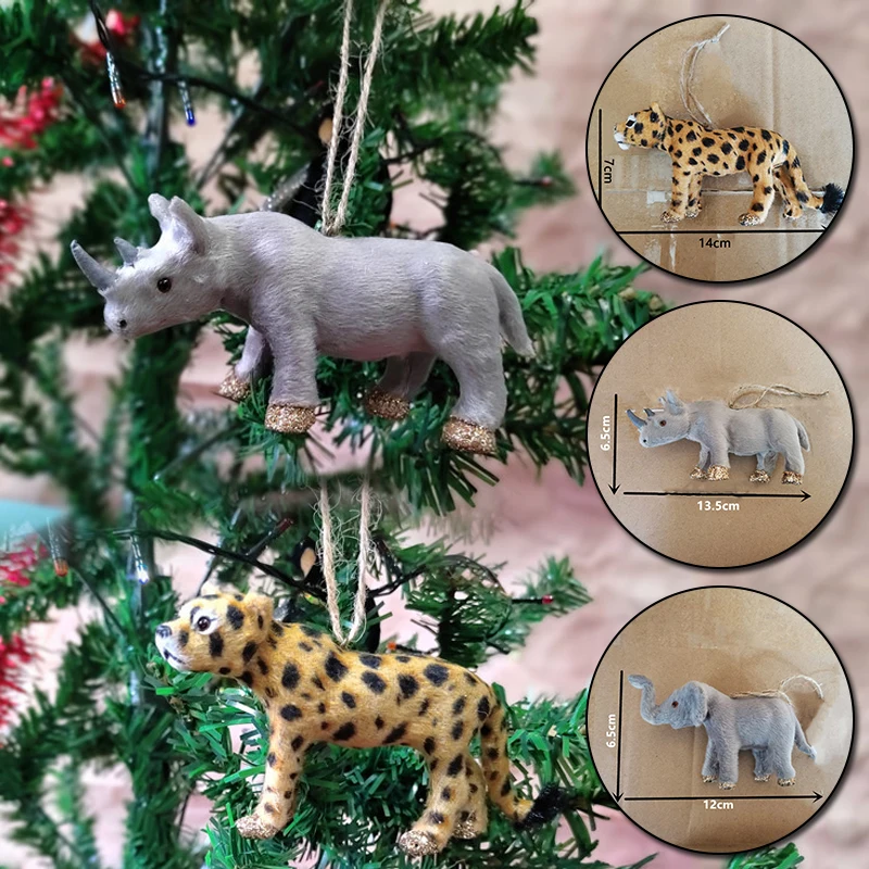 1PC Simulation Wild Model Toy Mini Animal Lion Tiger Giraffe Elephant Hanging Figures Dolls Miniatures Christmas Tree Pendant
1PC Simulation Wild Model Toy Mini Animal Lion Tiger Giraffe Elephant Hanging Figures Dolls Miniatures Christmas Tree Pendant