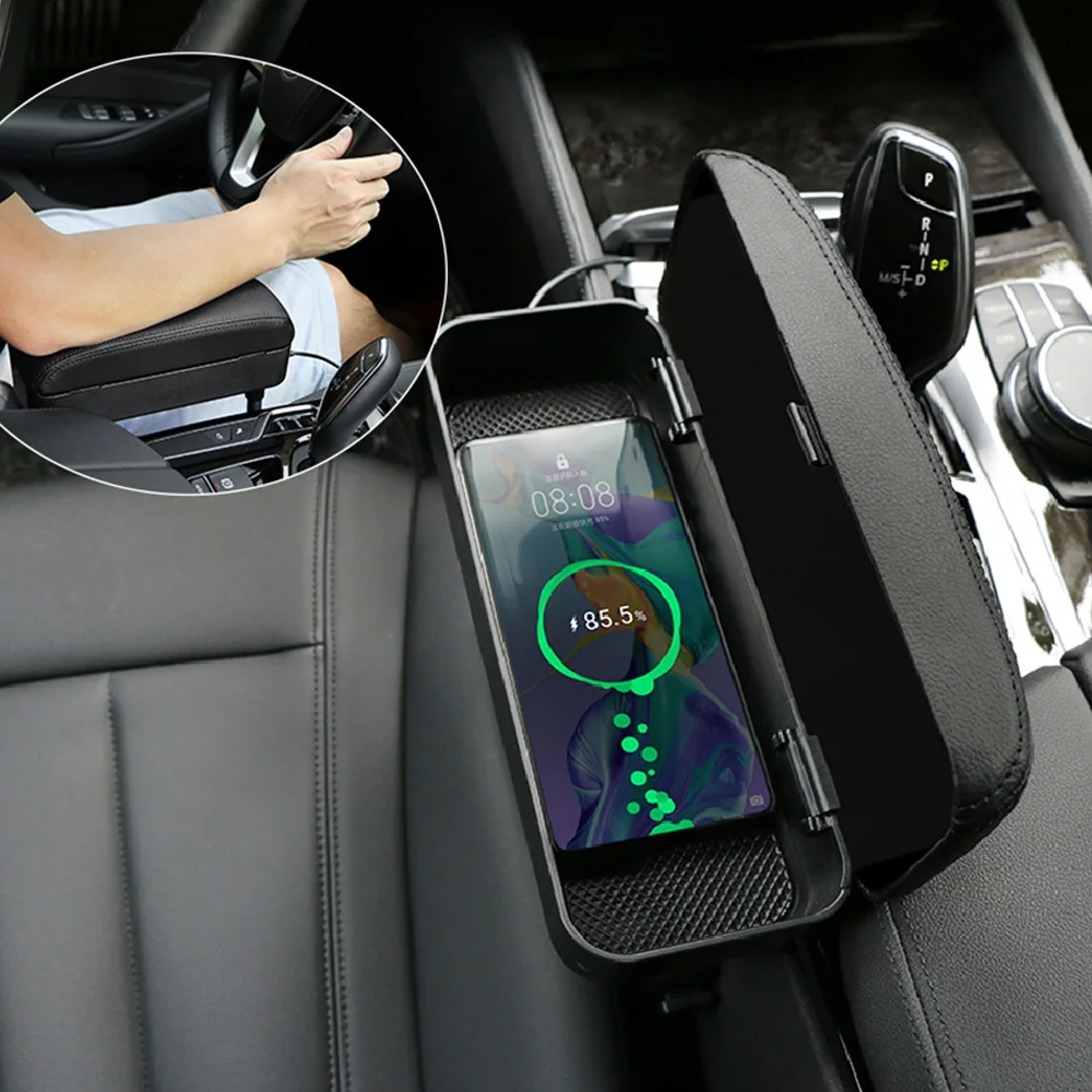 Adjustable Car Armrest Organizer Box Central Storage Elbow Support Armrest Pad Auto Arm Rest Phone Wireless Charging Universal
Adjustable Car Armrest Organizer Box Central Storage Elbow Support Armrest Pad Auto Arm Rest Phone Wireless Charging Universal