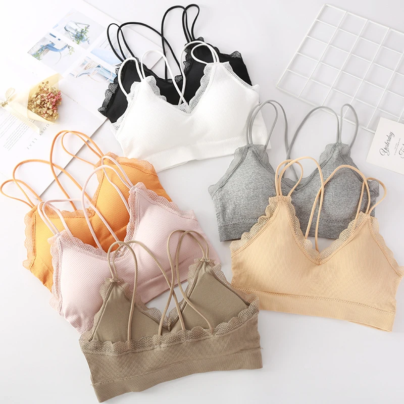 Lace Thin Shoulder Strap Tube Top Wrapped Chest Sexy Female New Girl Underwear Students Without Steel Ring Underwear
Lace Thin Shoulder Strap Tube Top Wrapped Chest Sexy Female New Girl Underwear Students Without Steel Ring Underwear