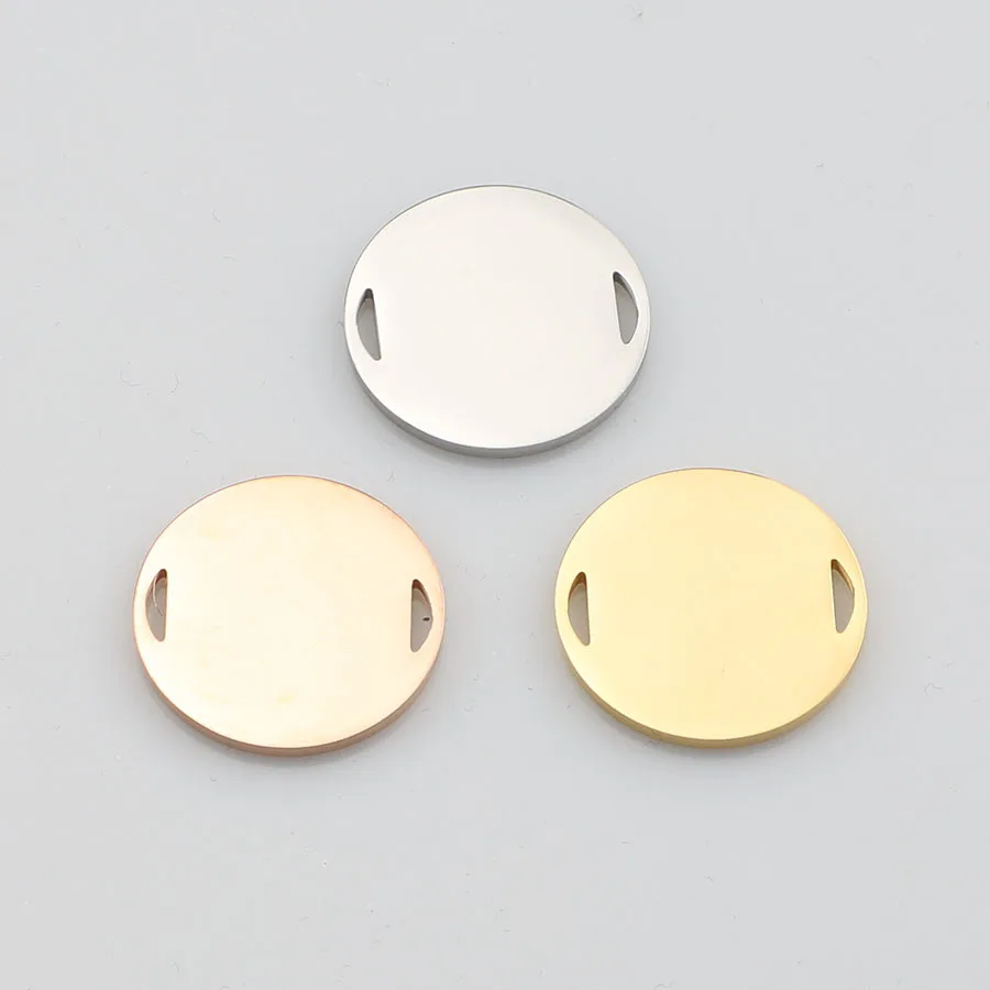 100% Stainless Steel 2 Hole Blank Circle Charm Connector For Engrave 20mm Metal Round Tag Mirror Polished Wholesale 50pcs
100% Stainless Steel 2 Hole Blank Circle Charm Connector For Engrave 20mm Metal Round Tag Mirror Polished Wholesale 50pcs