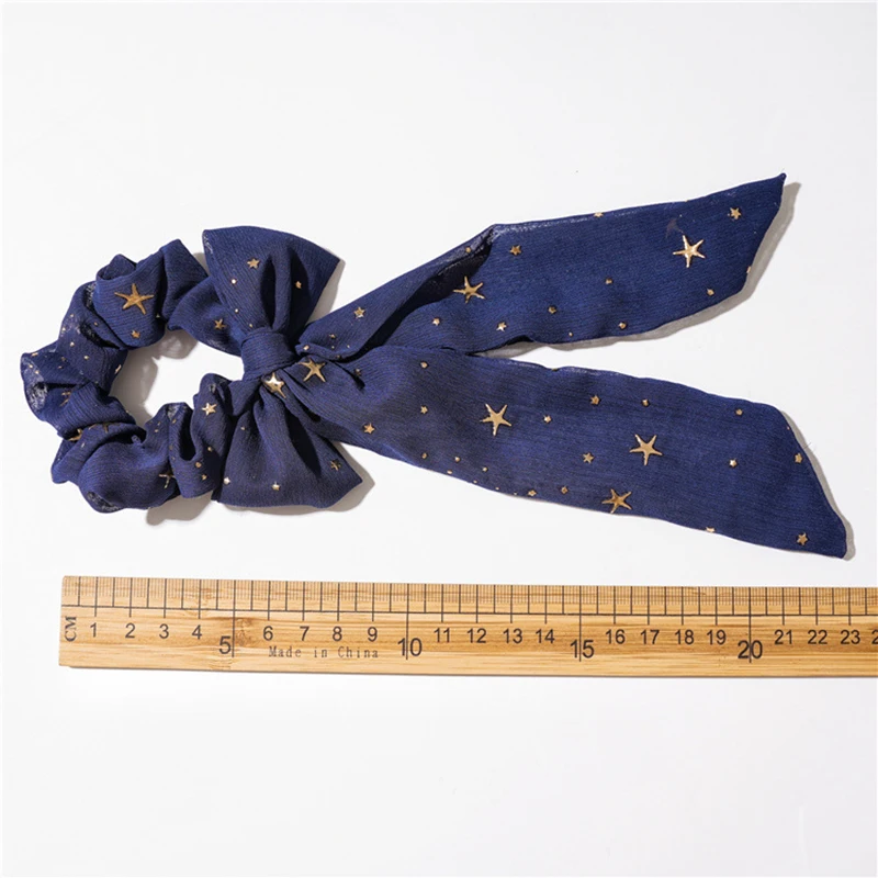 2021 Bohemian Polka Dot Stars Printed Bow Hair Scrunchies Women Elastic Hair Band Ponytail Scarf Ribbon Hair Ties Accesories
2021 Bohemian Polka Dot Stars Printed Bow Hair Scrunchies Women Elastic Hair Band Ponytail Scarf Ribbon Hair Ties Accesories