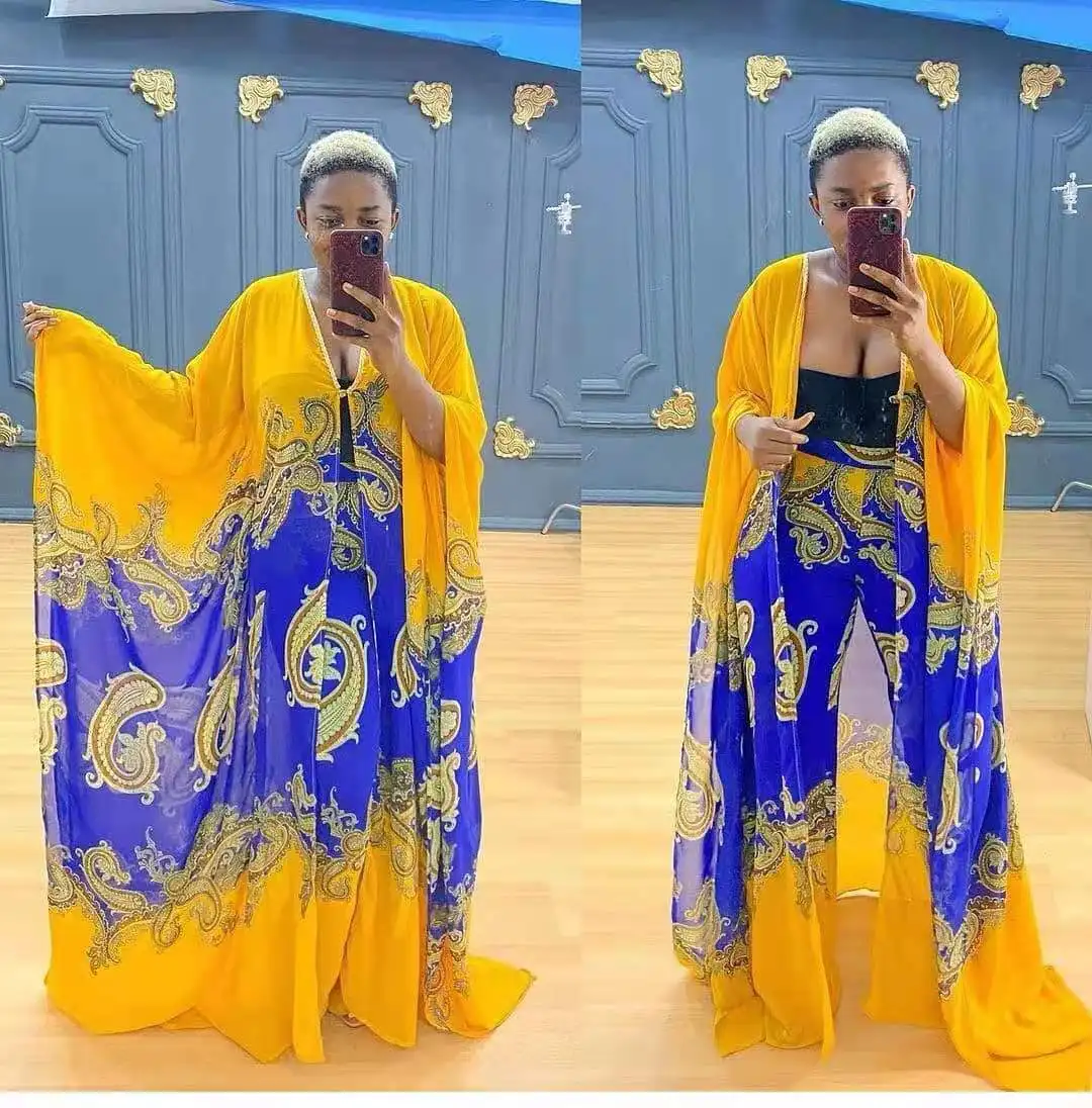 New Style Women's Fashion Classic Design African Clothing Dashiki Chiffon Fabric Print Long Dress
New Style Women's Fashion Classic Design African Clothing Dashiki Chiffon Fabric Print Long Dress