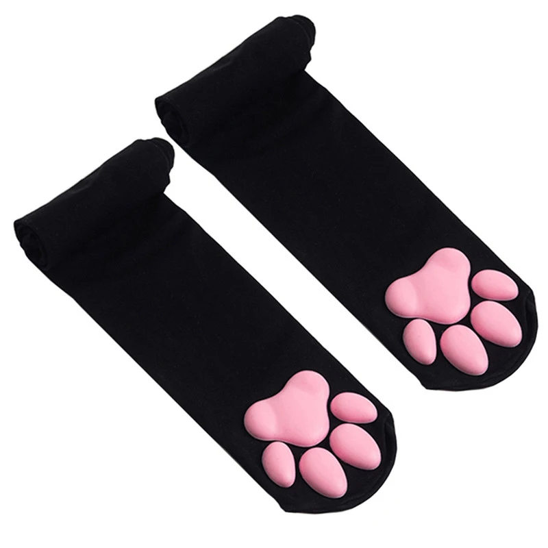 Cat Paw Socks For Women Kawaii 3D Printed Stockings Cotton Thigh High Over Knee Sexy Cute Soft Cosplay
Cat Paw Socks For Women Kawaii 3D Printed Stockings Cotton Thigh High Over Knee Sexy Cute Soft Cosplay