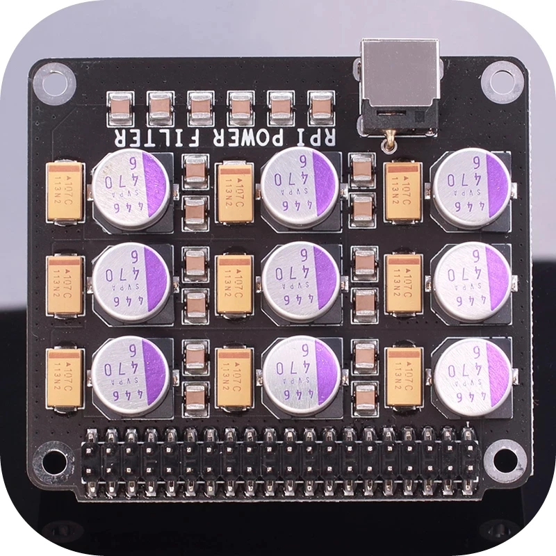 Аудио декодер DAC Raspberry Pi, плата для цифровой трансляции и очистки мощности, фильтр питания, подходит для всех Расширительных плат
Аудио декодер DAC Raspberry Pi, плата для цифровой трансляции и очистки мощности, фильтр питания, подходит для всех Расширительных плат