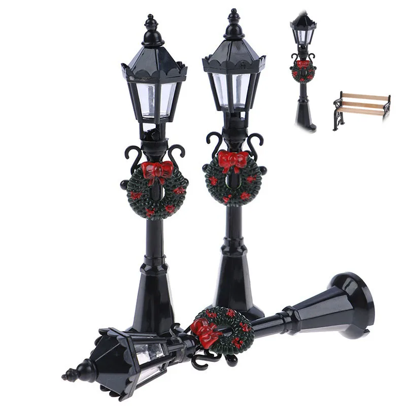 Christmas 1/12 Streetlight Decor Toy Toy Doll Dollhouse Miniature Street Lamp
Christmas 1/12 Streetlight Decor Toy Toy Doll Dollhouse Miniature Street Lamp