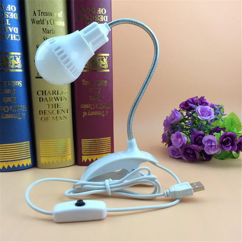 Portable USB led bulb Clip on with Flexible goose neck Switch on/off Indoor Desk lamp Reading light for Bedroom,Office DC5V
Portable USB led bulb Clip on with Flexible goose neck Switch on/off Indoor Desk lamp Reading light for Bedroom,Office DC5V