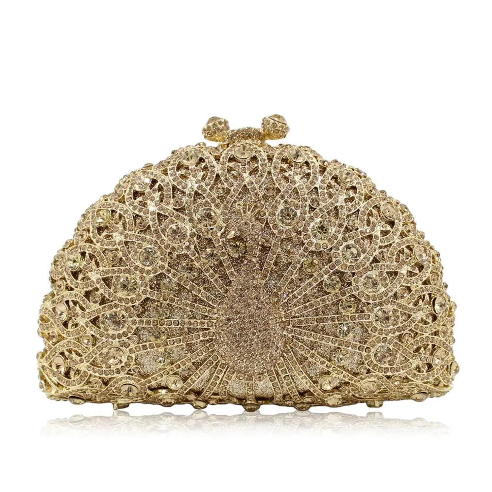 Elegant Women Gold Evening Clutch Bag Luxury Crystal Women’s Party Handbags 100% Handmade Rhinestone Lady Dinner Chain Purses
Elegant Women Gold Evening Clutch Bag Luxury Crystal Women’s Party Handbags 100% Handmade Rhinestone Lady Dinner Chain Purses