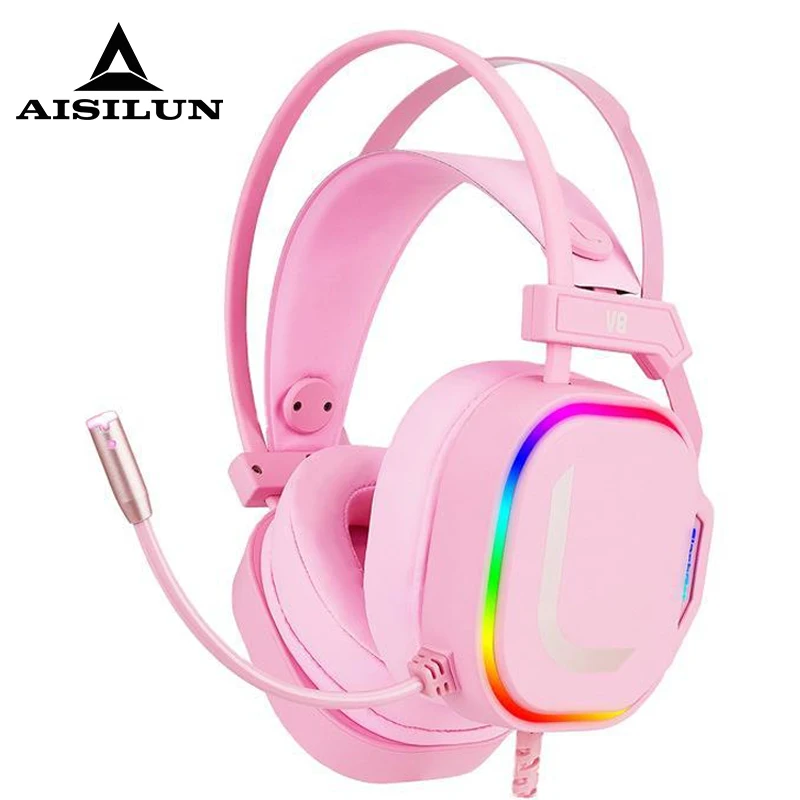 Gaming Headsets USB Wired headphones PC PS4 Headsets Surround Sound RGB light HD Microphone Gaming Overear Laptop Tablet Gamer
Gaming Headsets USB Wired headphones PC PS4 Headsets Surround Sound RGB light HD Microphone Gaming Overear Laptop Tablet Gamer