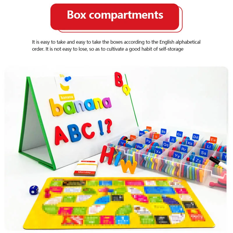 Magnetic Learning Alphabet Letters Plastic Refrigerator Stickers Toddlers Kids Learning Spelling Counting Educational Toys
Magnetic Learning Alphabet Letters Plastic Refrigerator Stickers Toddlers Kids Learning Spelling Counting Educational Toys