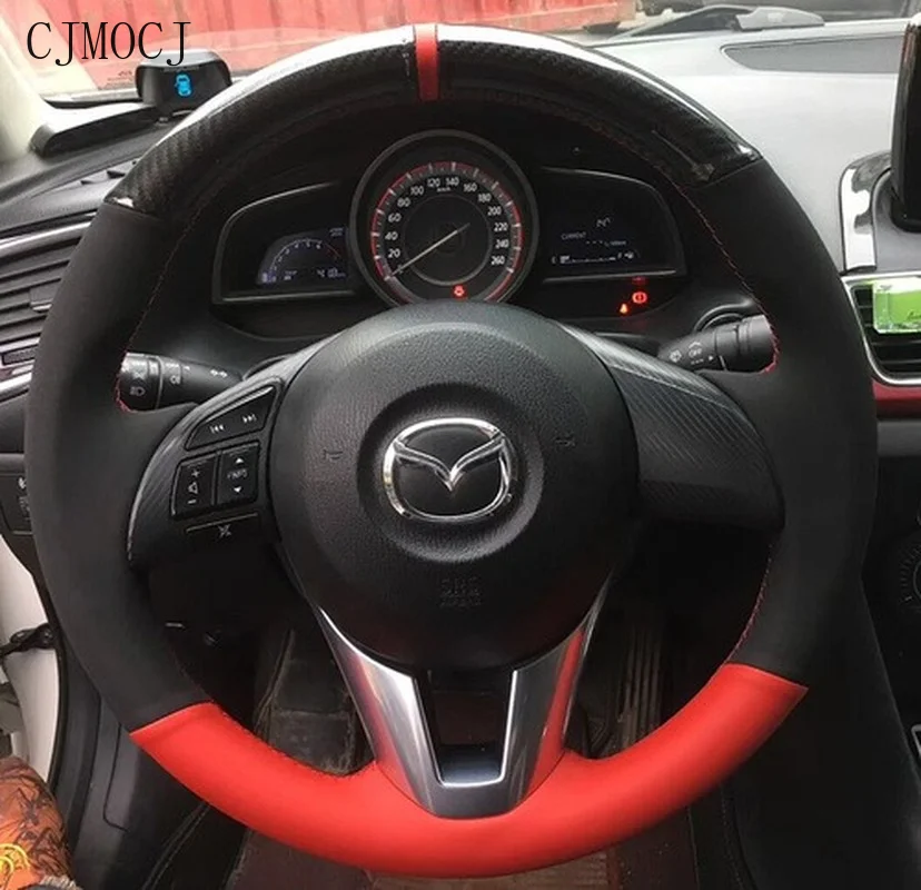 for Mazda 3 CX-5 CX-8 Cx-4 Cx-3 Atenza DIY Hand-Stitched Leather Suede Steering Wheel Cover Interior Car Accessories
for Mazda 3 CX-5 CX-8 Cx-4 Cx-3 Atenza DIY Hand-Stitched Leather Suede Steering Wheel Cover Interior Car Accessories