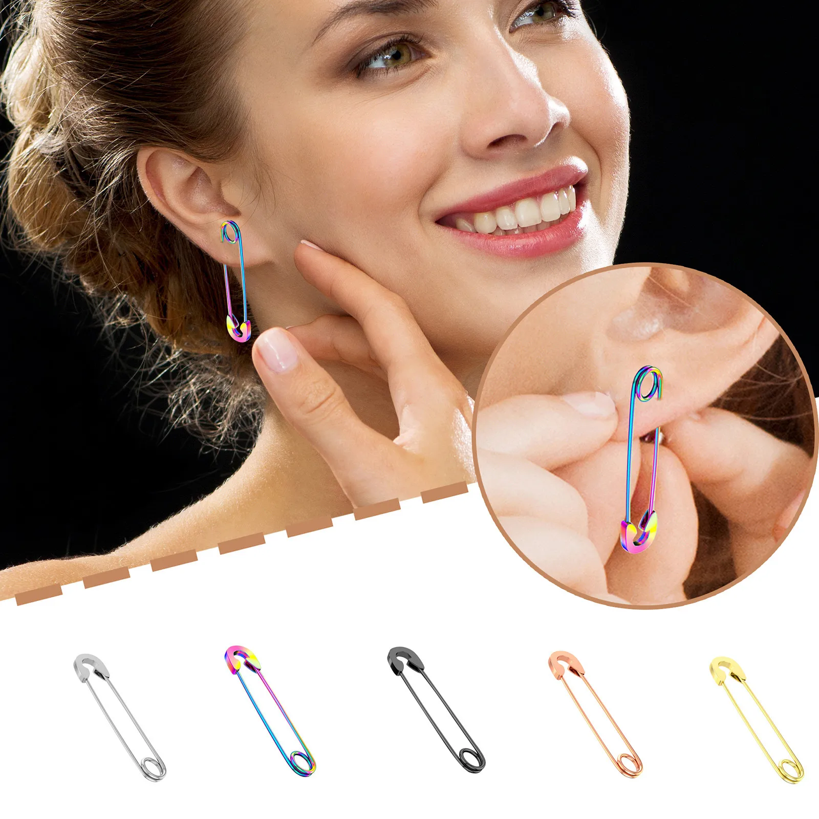 Серьги-Клипсы из нержавеющей стали с титановым покрытием
Серьги-Клипсы из нержавеющей стали с титановым покрытием