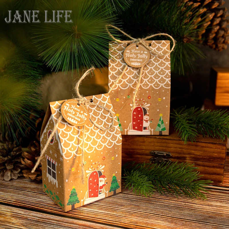 24sets Gingerbread House Gift Box Christmas Candy Box Treat Box with Advent Stickers and Gift Tag Favor Bag Set
24sets Gingerbread House Gift Box Christmas Candy Box Treat Box with Advent Stickers and Gift Tag Favor Bag Set