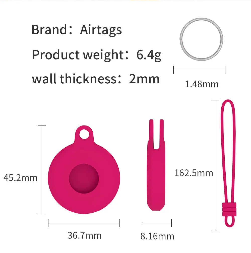 Protective Case for Airtags 2021 PU Leather Tracker Holder with Chain Portable Protector Case for Airtags Cover With Rope
Protective Case for Airtags 2021 PU Leather Tracker Holder with Chain Portable Protector Case for Airtags Cover With Rope