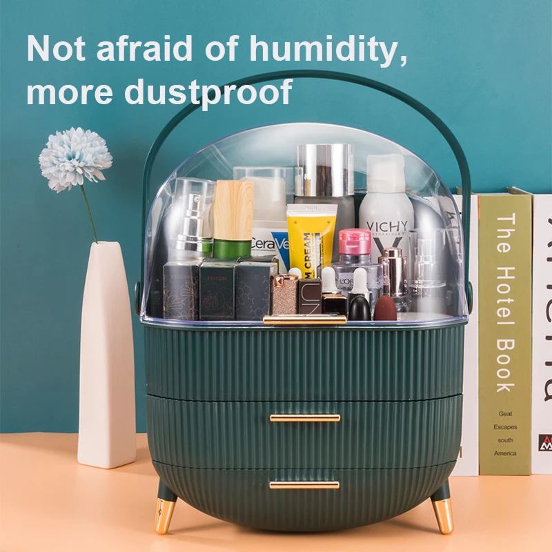 Fashion Big Capacity Cosmetic Storage Box Waterproof Dustproof Bathroom Desktop Beauty Makeup Organizer Skin Care Storage Drawer
Fashion Big Capacity Cosmetic Storage Box Waterproof Dustproof Bathroom Desktop Beauty Makeup Organizer Skin Care Storage Drawer