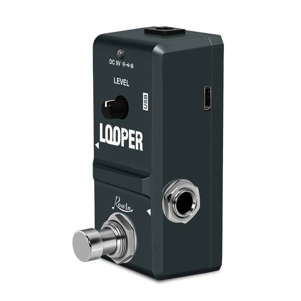 Electric Guitar Effect Pedal With USB Cable User Manual ROWIN LN-332 Looper Guitar Pedal Nano Series Loop Aluminum Alloy Musical
Electric Guitar Effect Pedal With USB Cable User Manual ROWIN LN-332 Looper Guitar Pedal Nano Series Loop Aluminum Alloy Musical