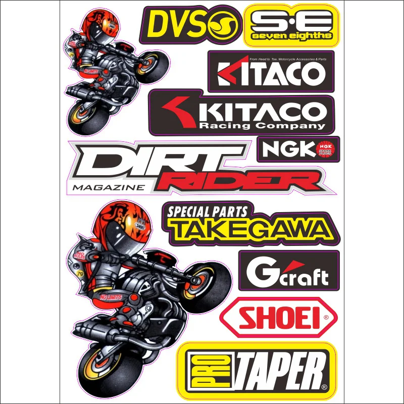 Personality Motocross Racing Helmet Motorcycle Decal Funny Truck Graphic Vinyl Sticker High Quality Whole Set Car Accessories
Personality Motocross Racing Helmet Motorcycle Decal Funny Truck Graphic Vinyl Sticker High Quality Whole Set Car Accessories
