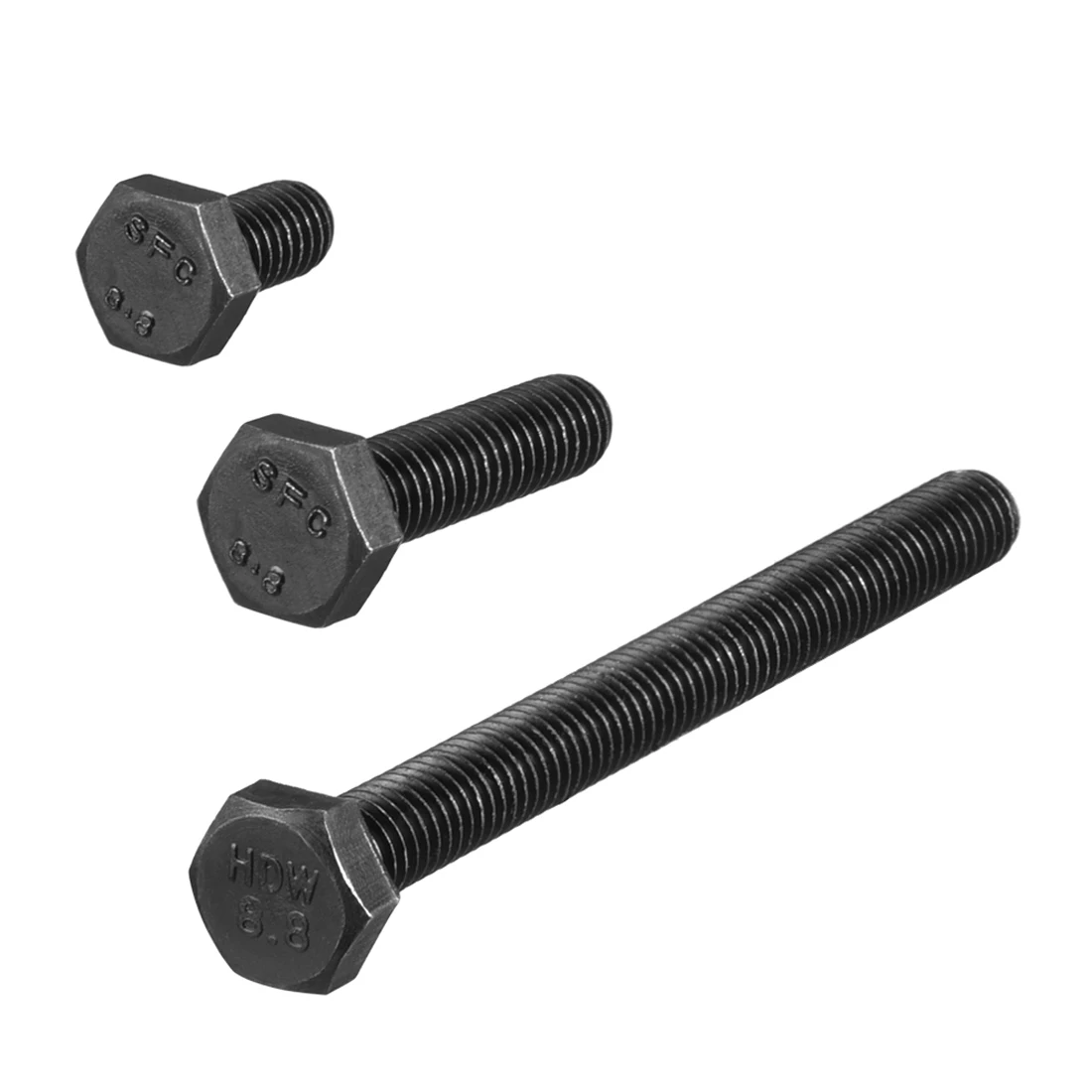 30/50pcs M6 x 10/16/25mm Carbon Steel Hex Head Screw Bolts Fastener Grade 8.8 Hex Screw Black 
30/50pcs M6 x 10/16/25mm Carbon Steel Hex Head Screw Bolts Fastener Grade 8.8 Hex Screw Black