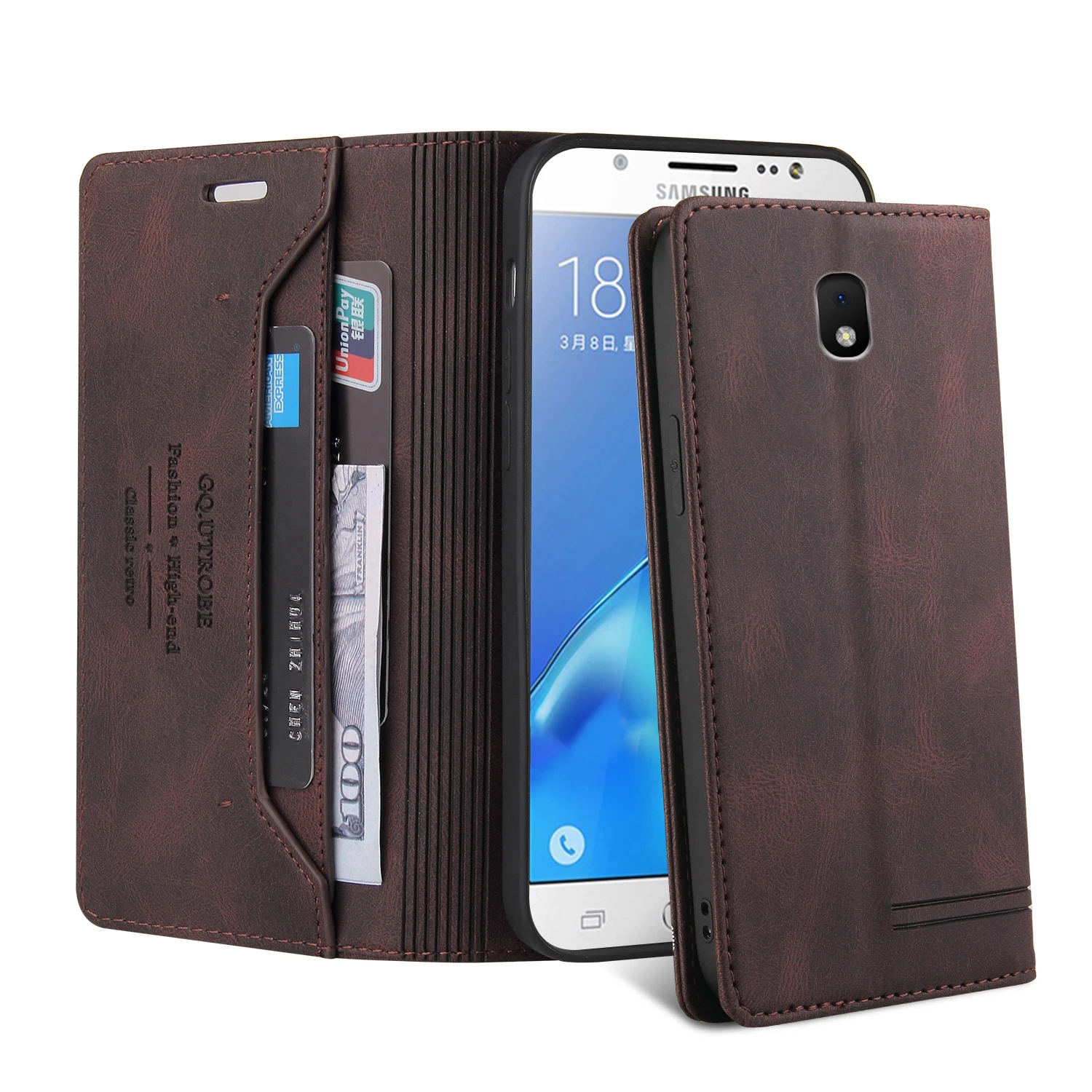 Leather Case for Samsung Galaxy J3 J5 J7 Pro 2017 EU J6 J8 A5 A6 A7 A8 2018 Magnetic Flip Wallet Card Solt Stand Phone Bag Cover 
Leather Case for Samsung Galaxy J3 J5 J7 Pro 2017 EU J6 J8 A5 A6 A7 A8 2018 Magnetic Flip Wallet Card Solt Stand Phone Bag Cover
