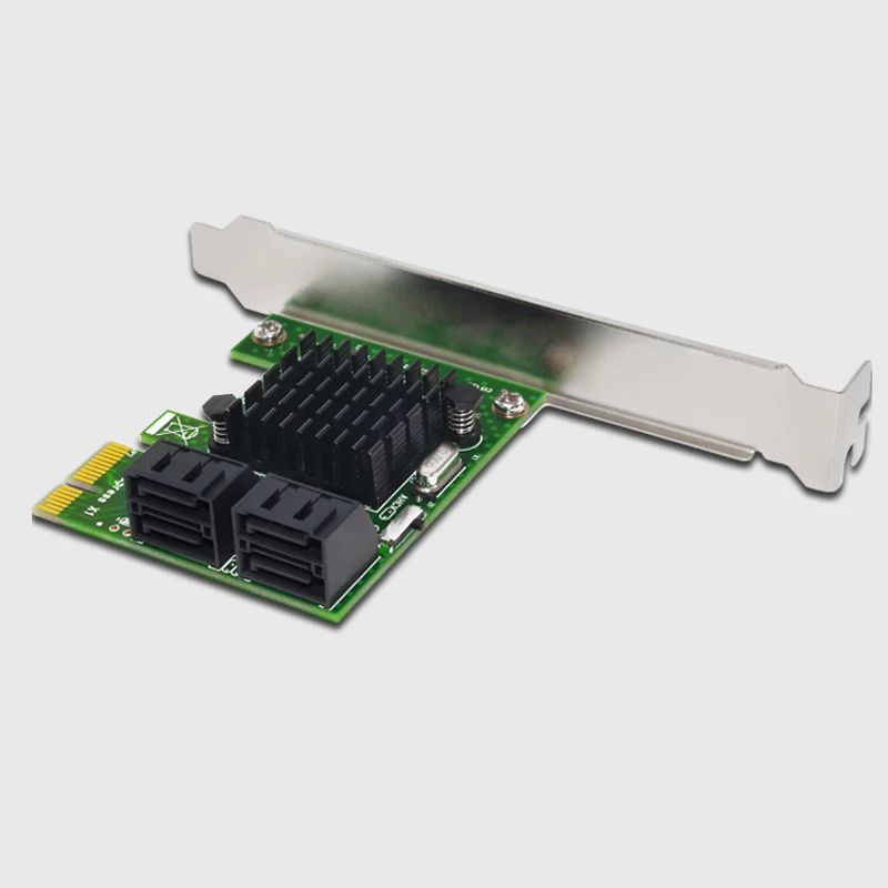 SATA3.0 PCI-Express Expansion Card 4-port SATA 6Gb PCI Express 1X PCI-E to SATA III Convert Card Adapter for SSD IPFS BTC Mining
SATA3.0 PCI-Express Expansion Card 4-port SATA 6Gb PCI Express 1X PCI-E to SATA III Convert Card Adapter for SSD IPFS BTC Mining