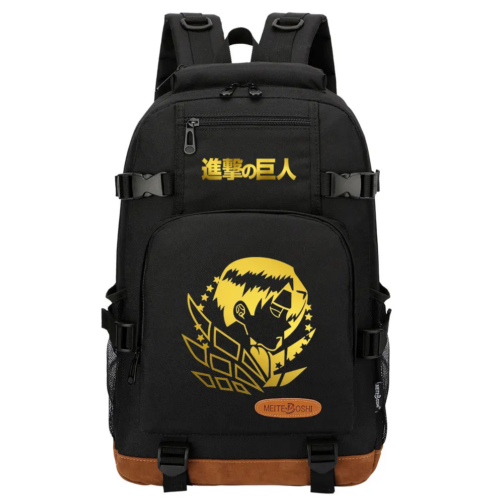 2021 New Anime Gold Attack On Titan Boys Girls Kids School Book Bags Women Bagpack Teenagers Canvas Men Laptop Travel Backpack
2021 New Anime Gold Attack On Titan Boys Girls Kids School Book Bags Women Bagpack Teenagers Canvas Men Laptop Travel Backpack