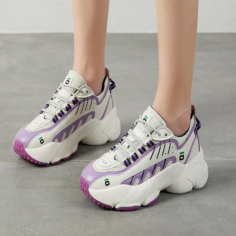Vulcanized Shoes New Thick-Soled Sneakers Casual High-Top Sneakers Lace-Up Mesh Hip-Hop Shoes Leather Breathable Student Shoes
Vulcanized Shoes New Thick-Soled Sneakers Casual High-Top Sneakers Lace-Up Mesh Hip-Hop Shoes Leather Breathable Student Shoes