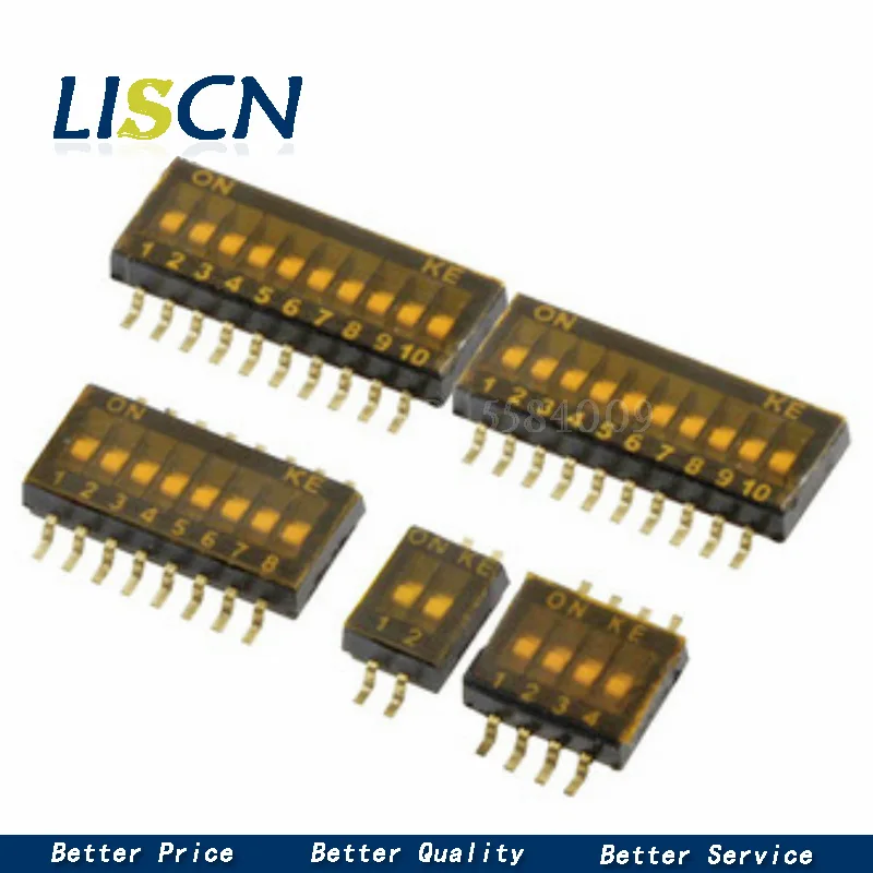 5 шт. KE SMD переключатель 1,27 мм Шаг 1P / 2P / 3P / 4P / 5P / 6P/ 8P/10P позиционный тумблер
5 шт. KE SMD переключатель 1,27 мм Шаг 1P / 2P / 3P / 4P / 5P / 6P/ 8P/10P позиционный тумблер