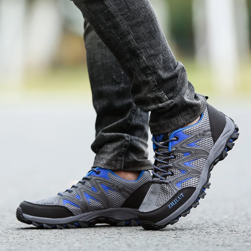Breathable Mesh Hiking Shoes Men Outdoor Trekking Sneakers Couples Autumn Summer Mountain Sneakers Men Women Camo Climbing Shoes
Breathable Mesh Hiking Shoes Men Outdoor Trekking Sneakers Couples Autumn Summer Mountain Sneakers Men Women Camo Climbing Shoes