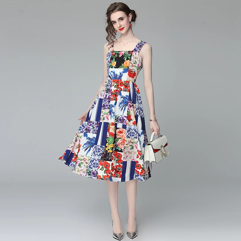 Dress Women Midi Elegant Office Lady A-LINE ONeck Summer2021 Young Print SHORT Empire Clothing Pullover Vintage Causal Plus Size
Dress Women Midi Elegant Office Lady A-LINE ONeck Summer2021 Young Print SHORT Empire Clothing Pullover Vintage Causal Plus Size
