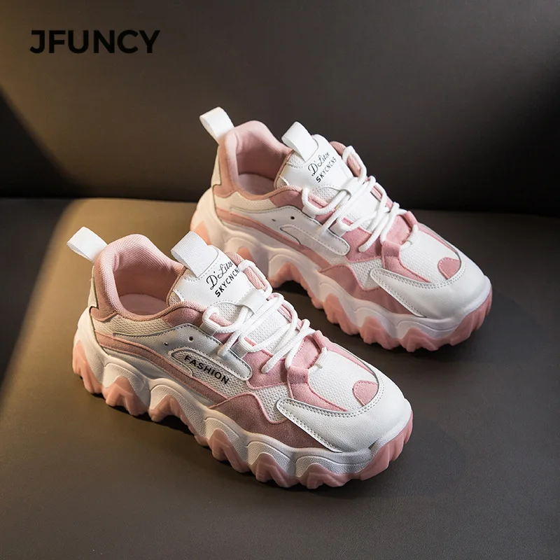 JFUNCY Women's Sports Shoes Fashion Platform Female Shoe Black Ladies Casual Comfortable Sneakers Running Sport Women Sneaker
JFUNCY Women's Sports Shoes Fashion Platform Female Shoe Black Ladies Casual Comfortable Sneakers Running Sport Women Sneaker
