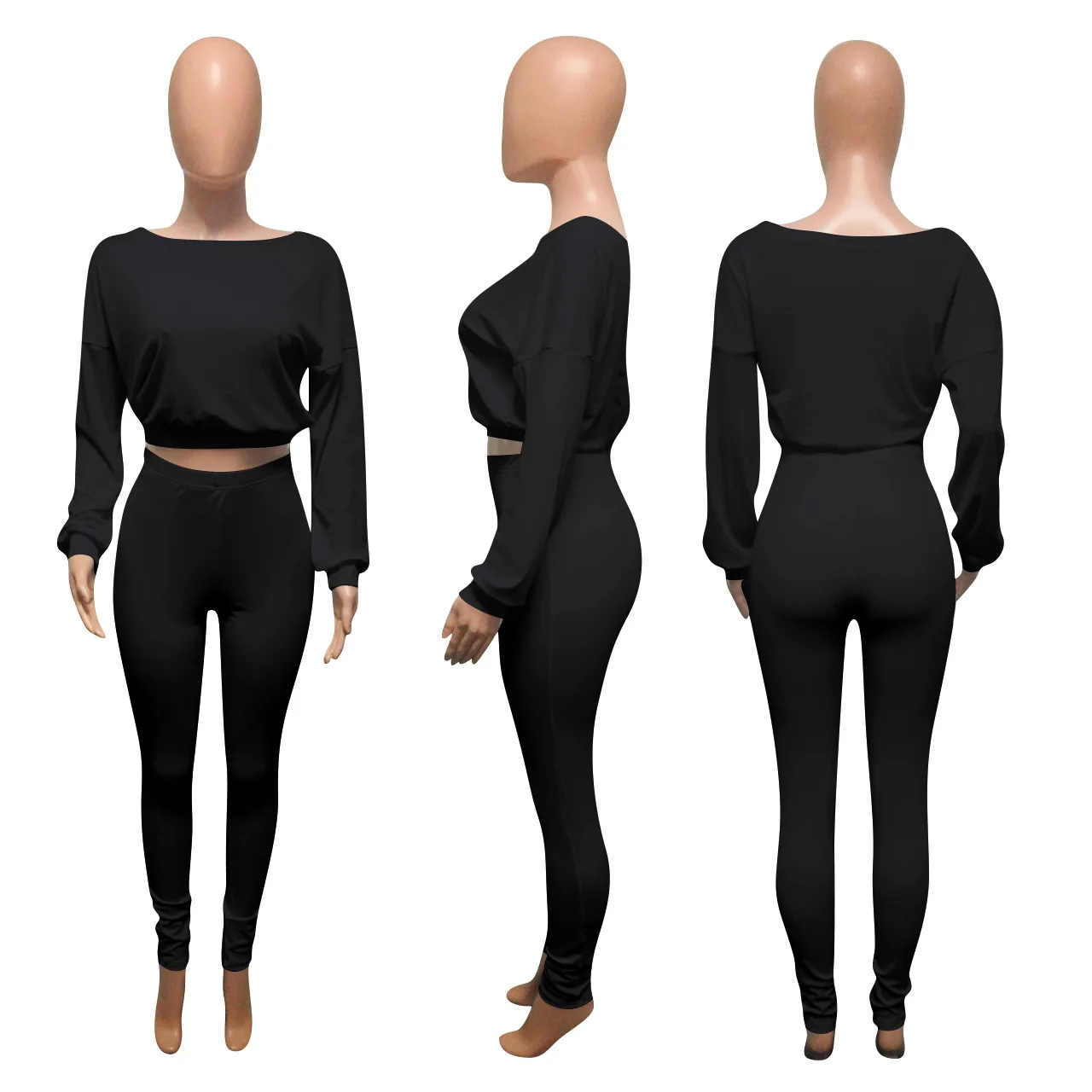 Solid Casual Tracksuit Women Sports 2 Pieces Set pencil pants suit Bodycon stretchy sporty fitness casual outfits Dropshipping
Solid Casual Tracksuit Women Sports 2 Pieces Set pencil pants suit Bodycon stretchy sporty fitness casual outfits Dropshipping