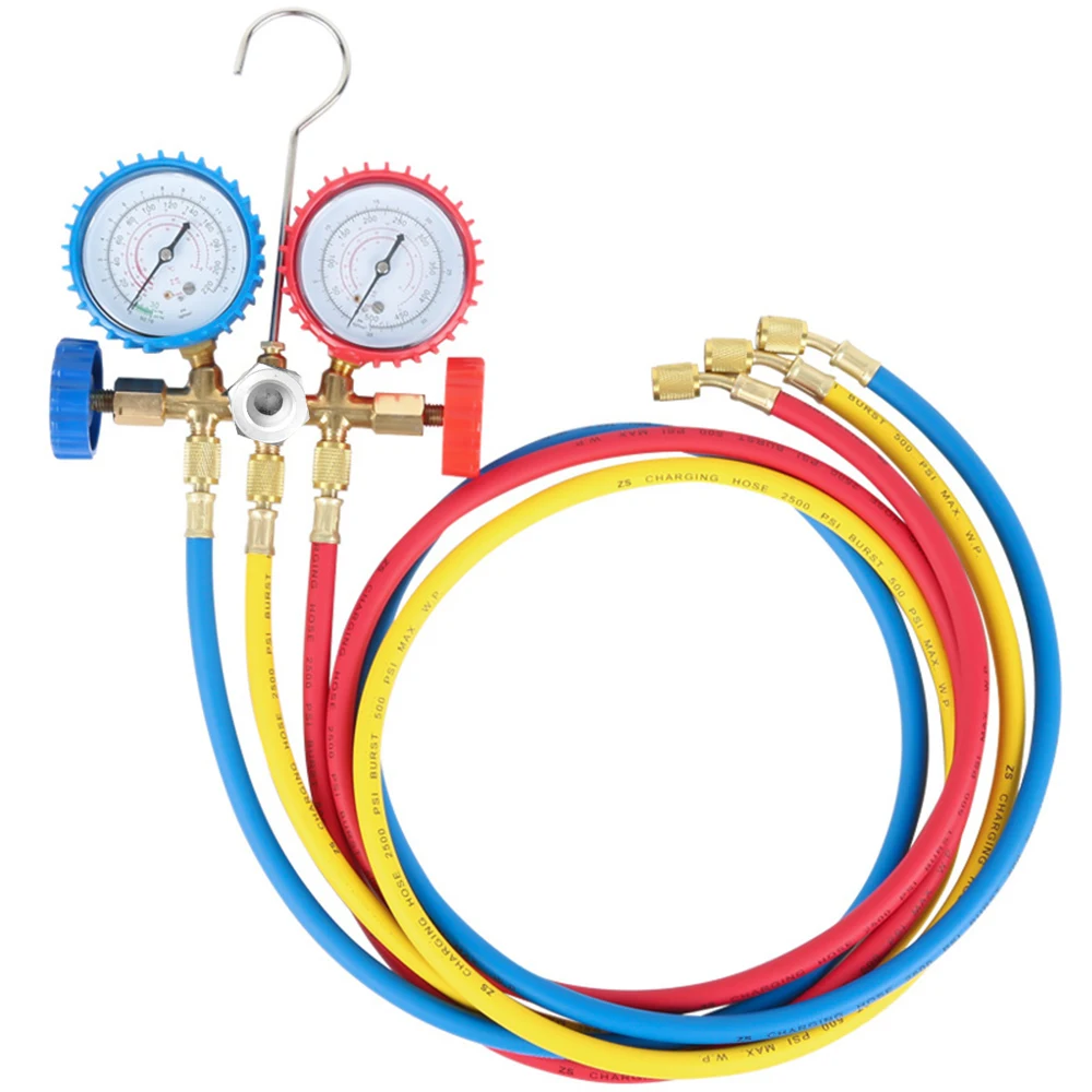 Car Automotive A/C Refrigeration Kit for R22 R12 R502 Auto Refrigerant Quick Coupler Manifold Gauge Tool Set
Car Automotive A/C Refrigeration Kit for R22 R12 R502 Auto Refrigerant Quick Coupler Manifold Gauge Tool Set