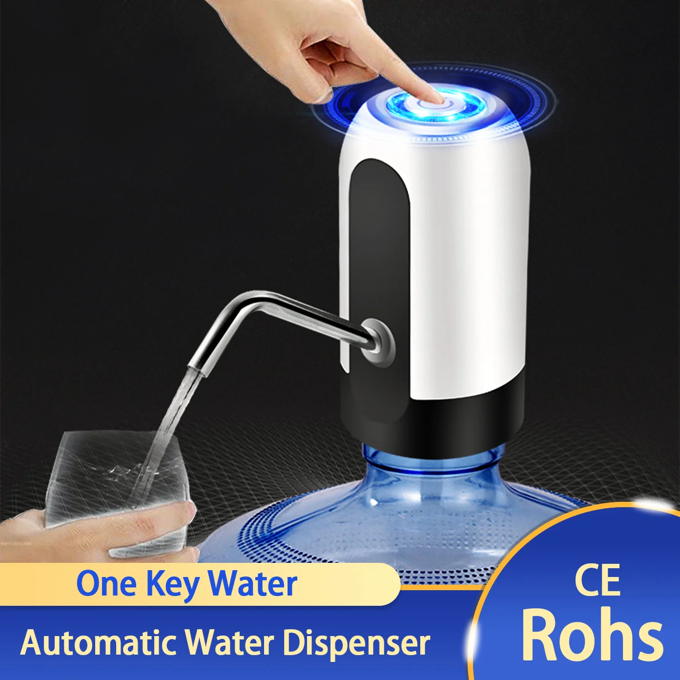 Water Bottle Pump USB Charging Automatic Electric Water Dispenser Pump Bottle Water One Click Auto Switch Drinking Dispenser
Water Bottle Pump USB Charging Automatic Electric Water Dispenser Pump Bottle Water One Click Auto Switch Drinking Dispenser